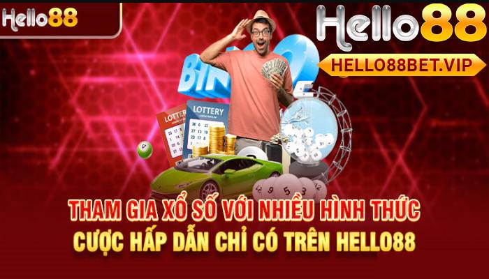 Cách hình thức Xổ Số có tại HELLO88